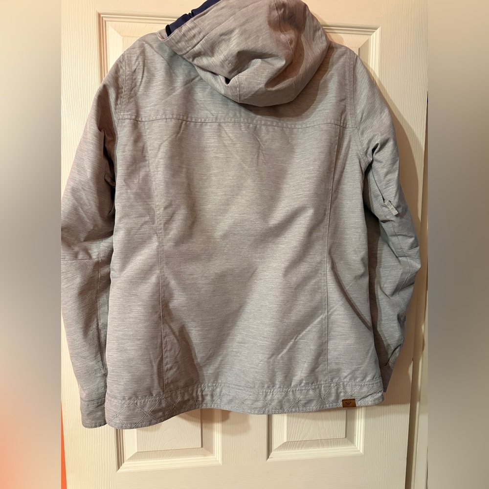 Roxy Men's Light Gray Performance Jacket - image 5